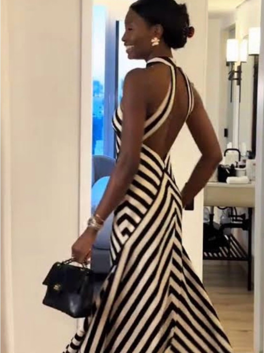 KAREN MILLEN Elegant Olive maxi dress